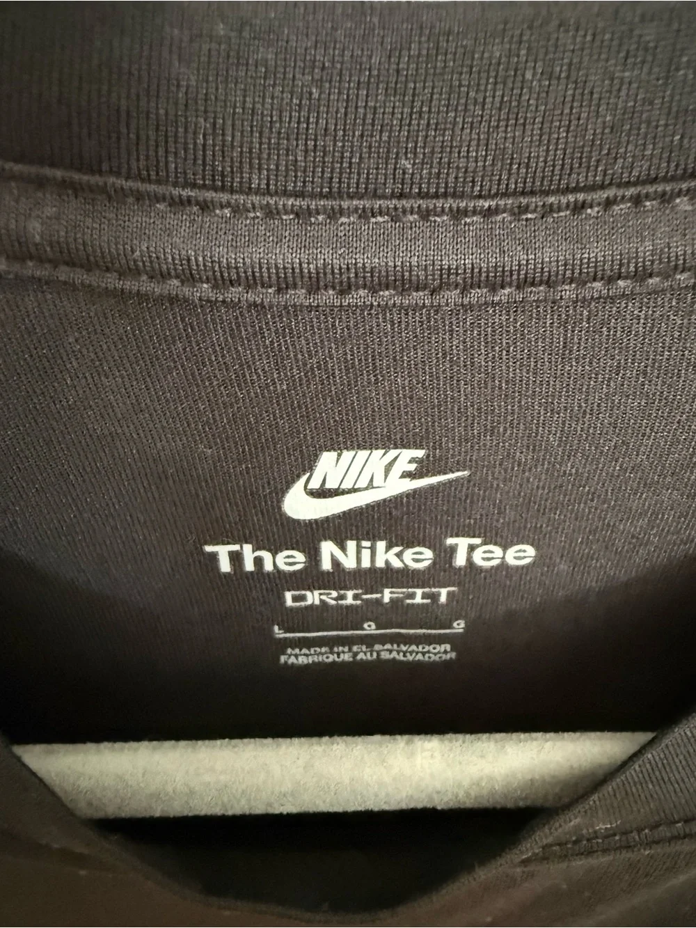 Nike Black Short-Sleeve Dri-FIT Crew Tee